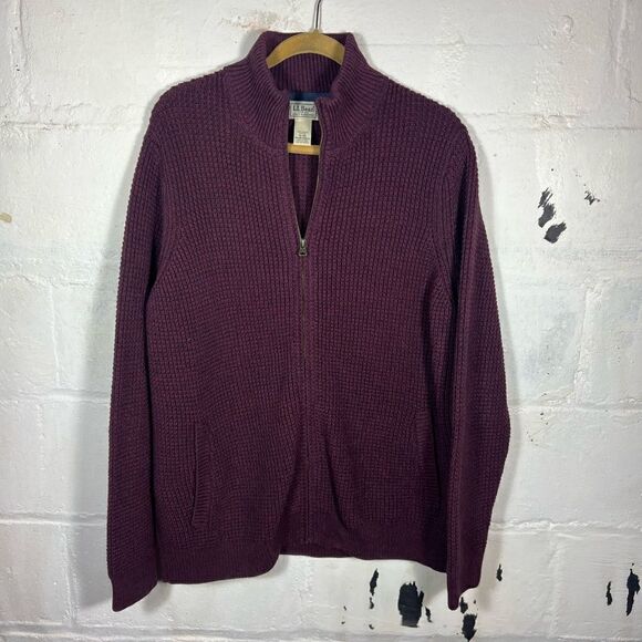 Vintage Plum L.L. Bean Sweater - Picture 1 of 7